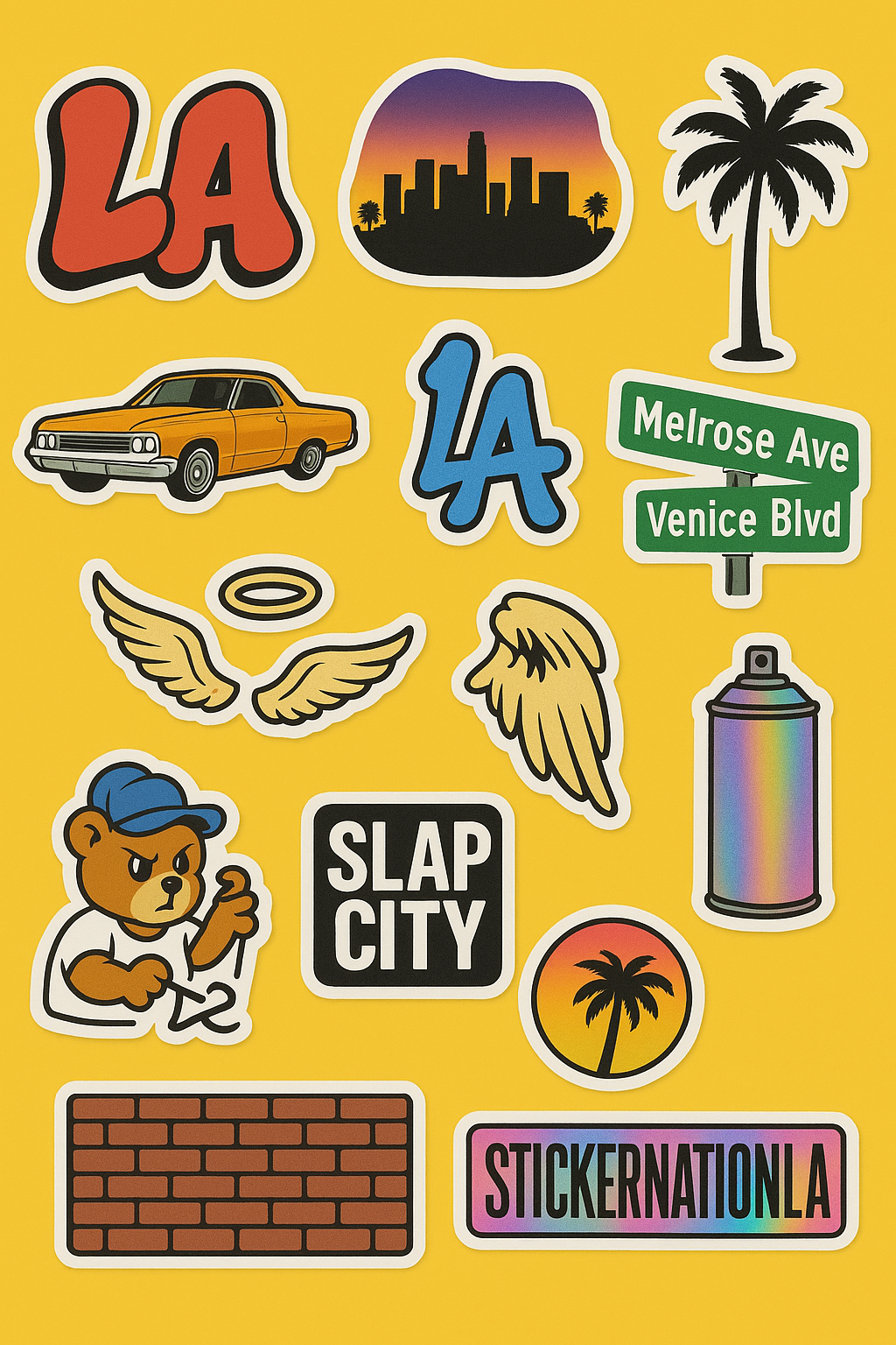 LA Sticker Pack