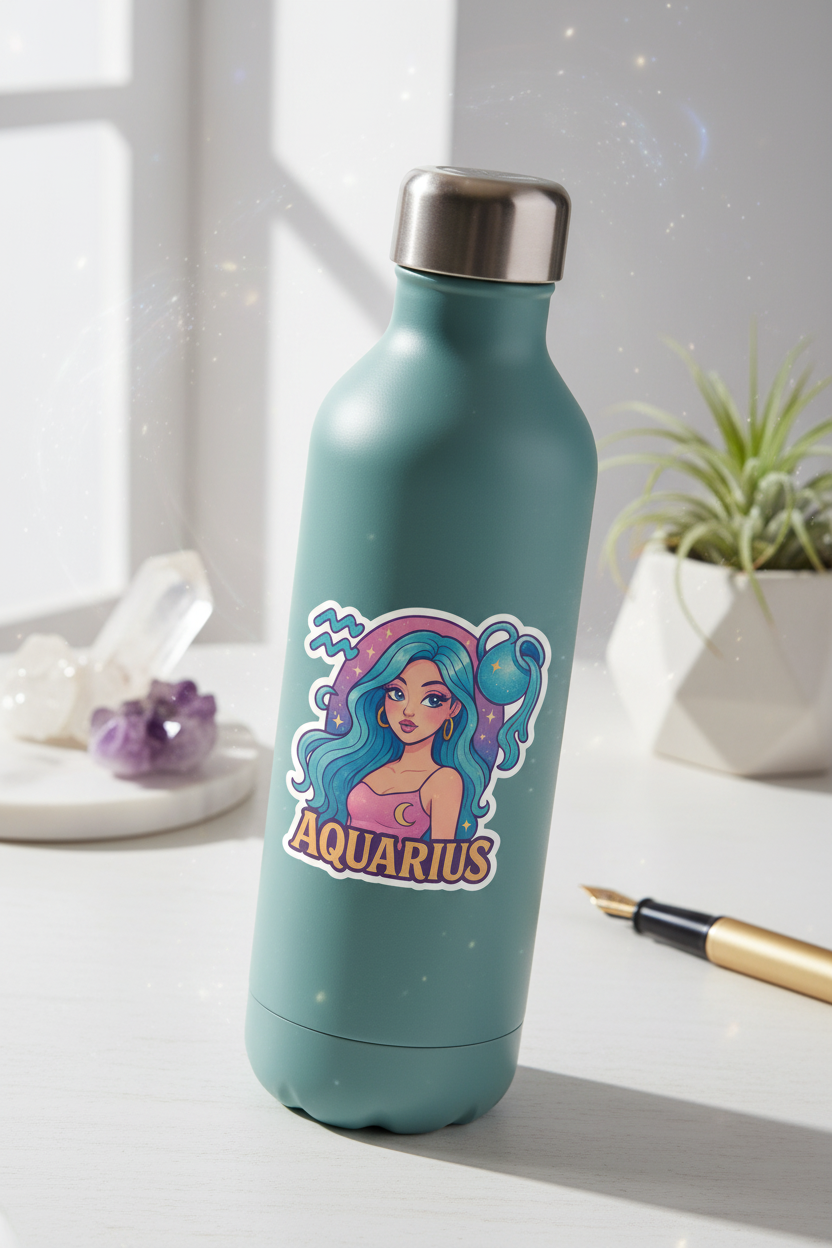 Aquarius Astrology Sticker