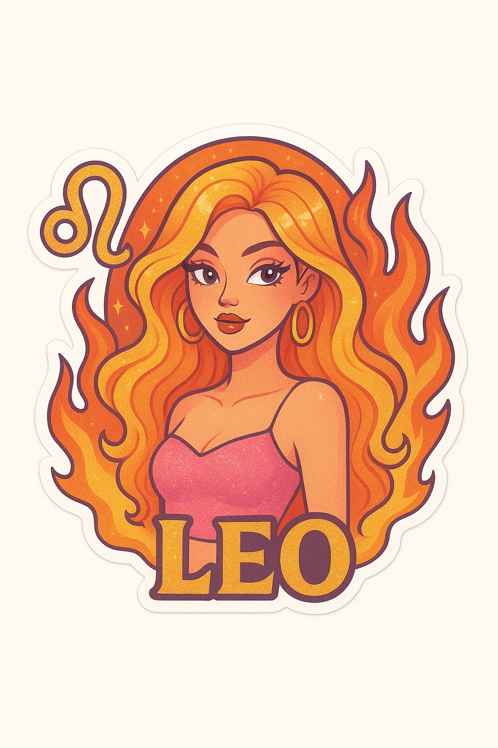 Leo Astrology Sticker